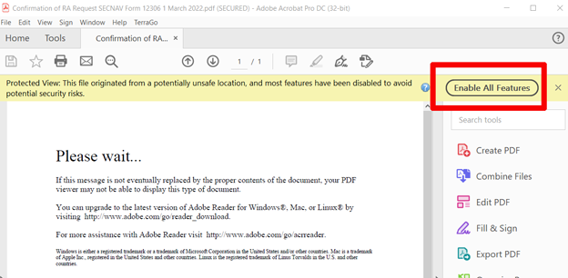 Adobe Acrobat Screenshot